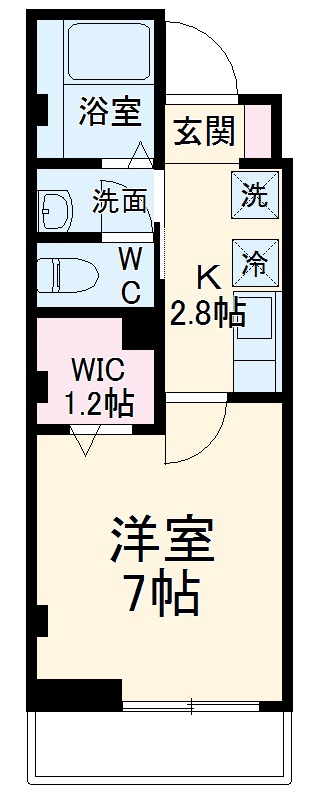 アイビス生田の間取り