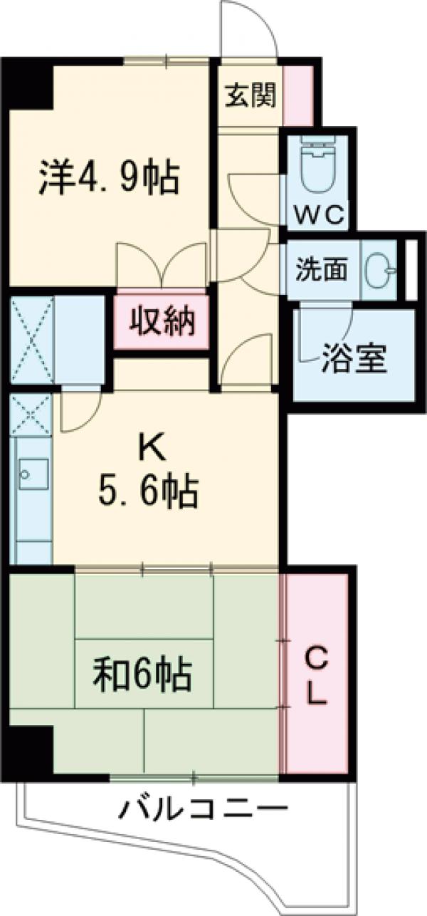 ベルエア調布の間取り