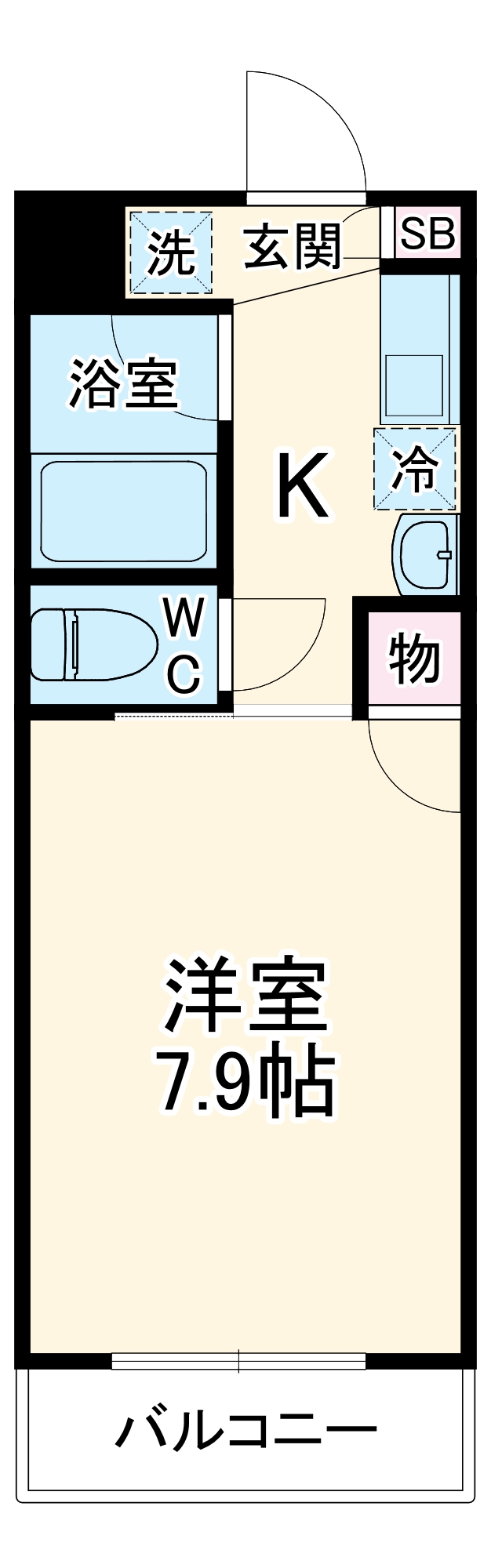 ハイツFK相模大野の間取り