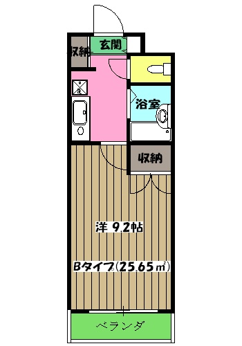 グランジュールMKの間取り