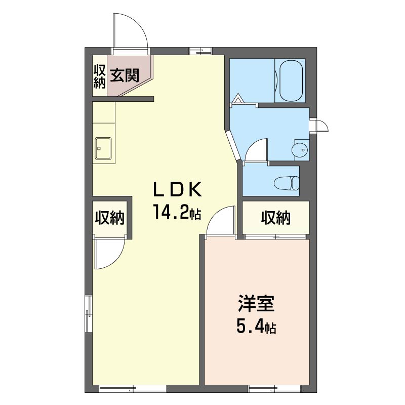 ドミール青葉台の間取り
