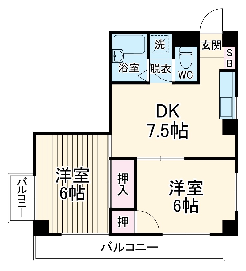 2/30 間取