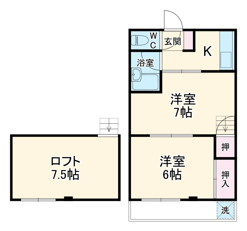 シティリー高津の間取り