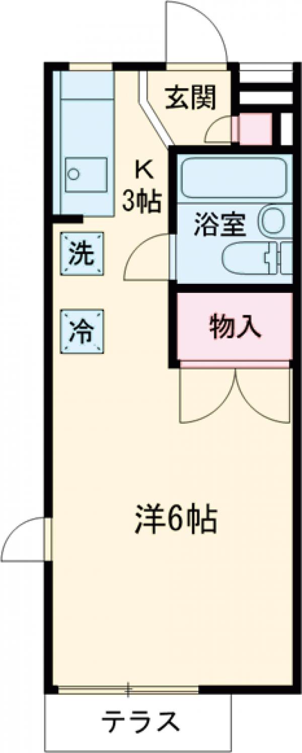 サニーハイムの間取り