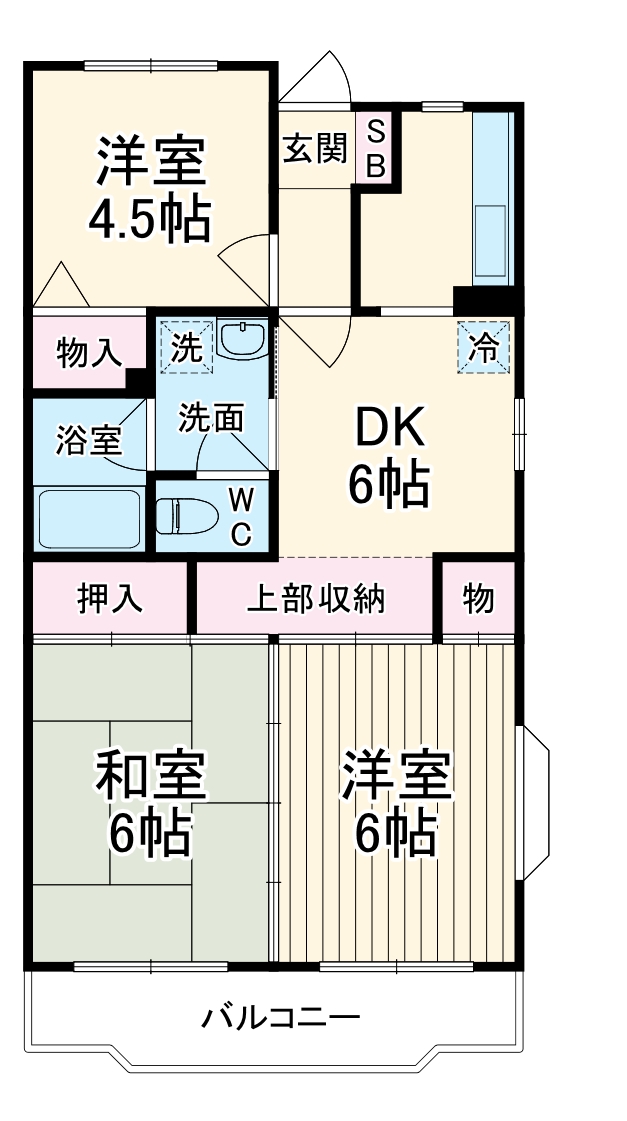 サンモール多摩の間取り
