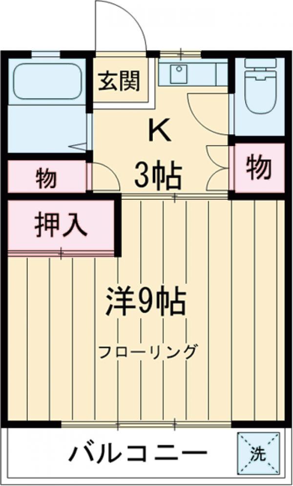 高橋コーポの間取り