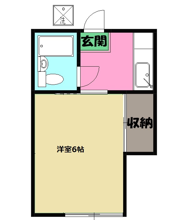 コーポ青木の間取り