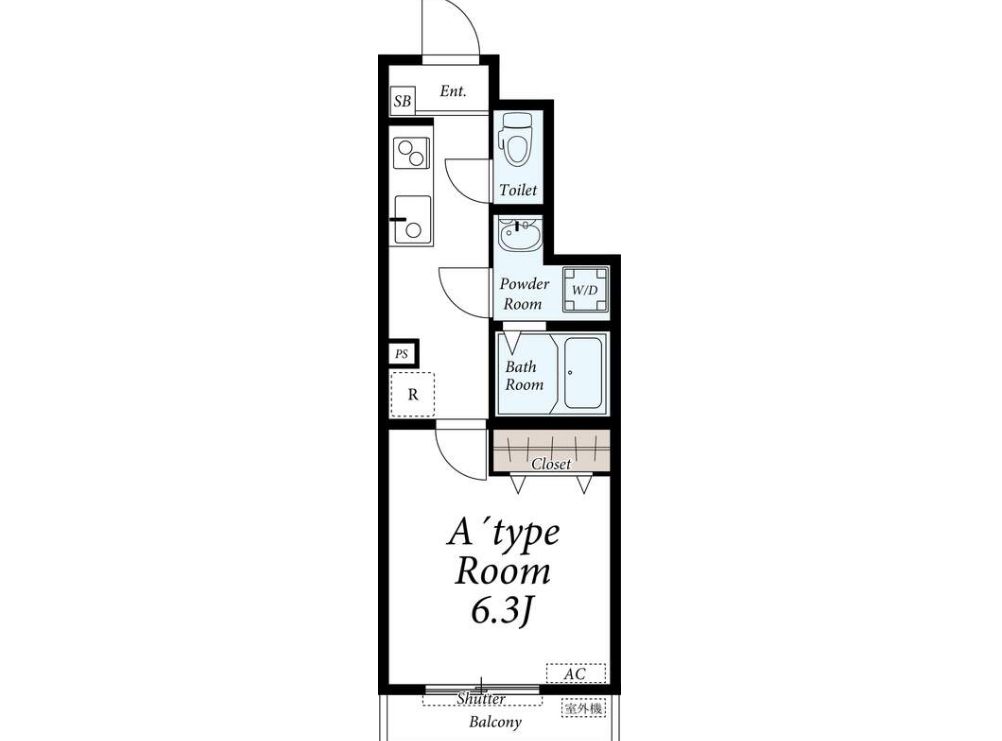 リブリ・スナイプⅡの間取り