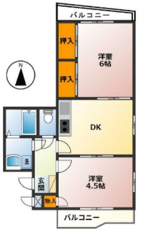 プレセントMの間取り
