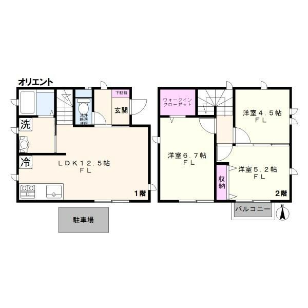 オリエントⅤの間取り