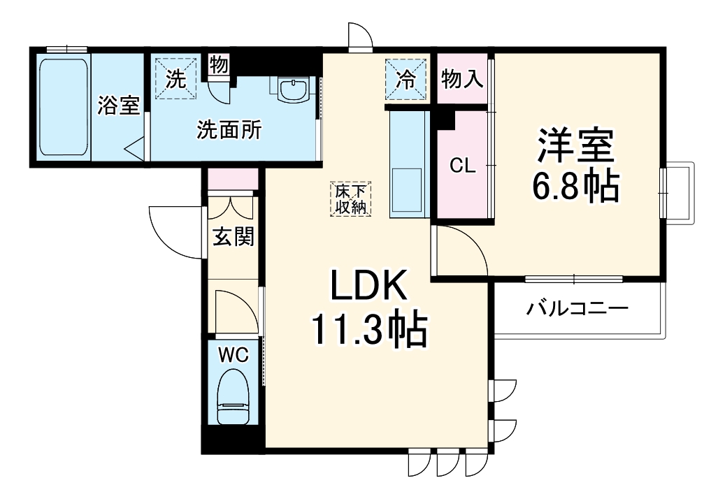 ベルフィオーレⅡの間取り