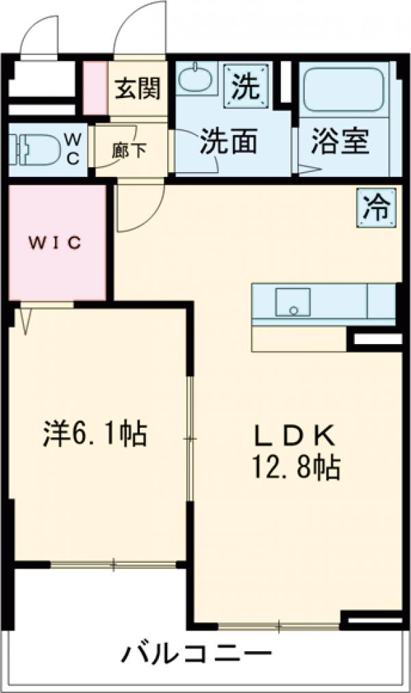 ファミール河内の間取り