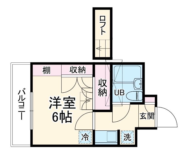 ジュネパレス座間第12ーBの間取り