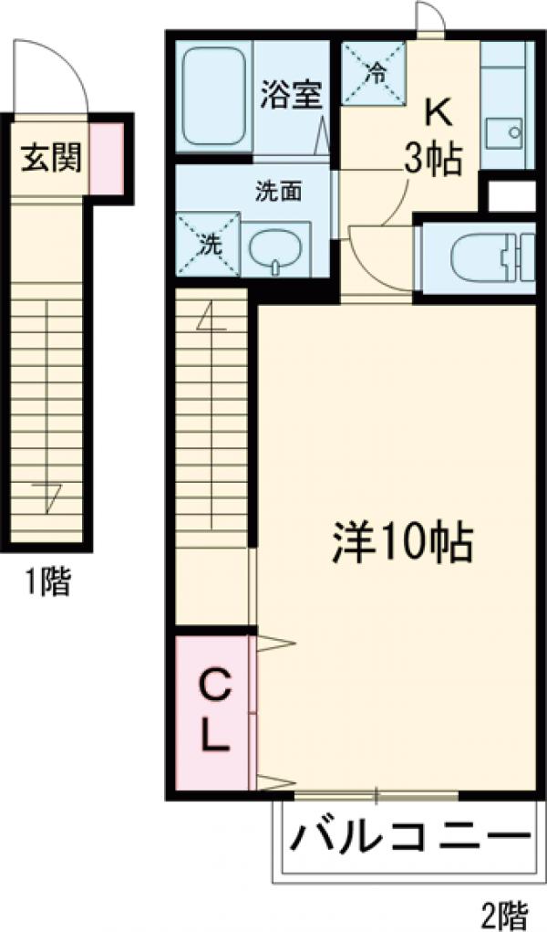 シャトレー東向島の間取り