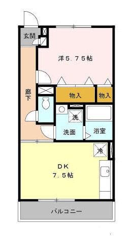 Blanc Village Bの間取り