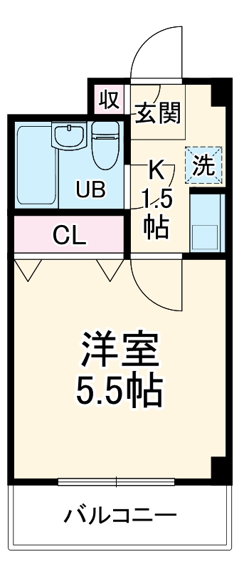 リバーサイドKUJIの間取り