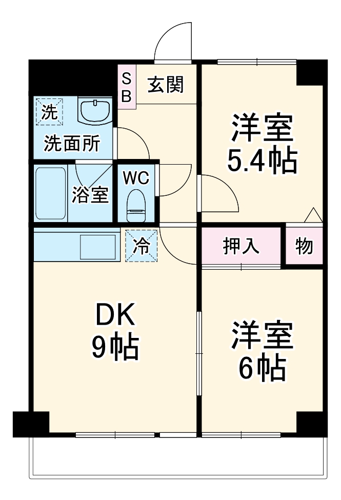 コンフォートソシアKの間取り
