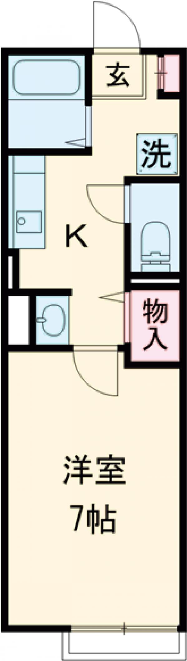 ハイムヤシロⅠの間取り