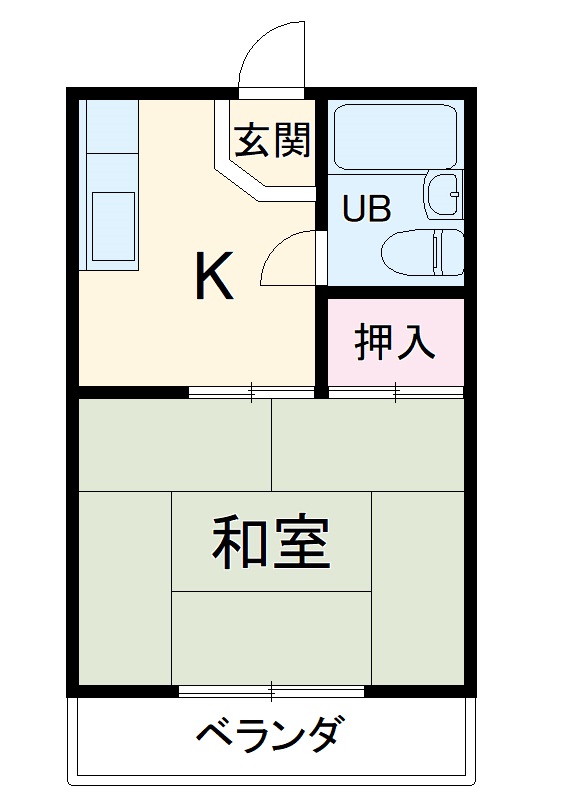 富田ハイツの間取り
