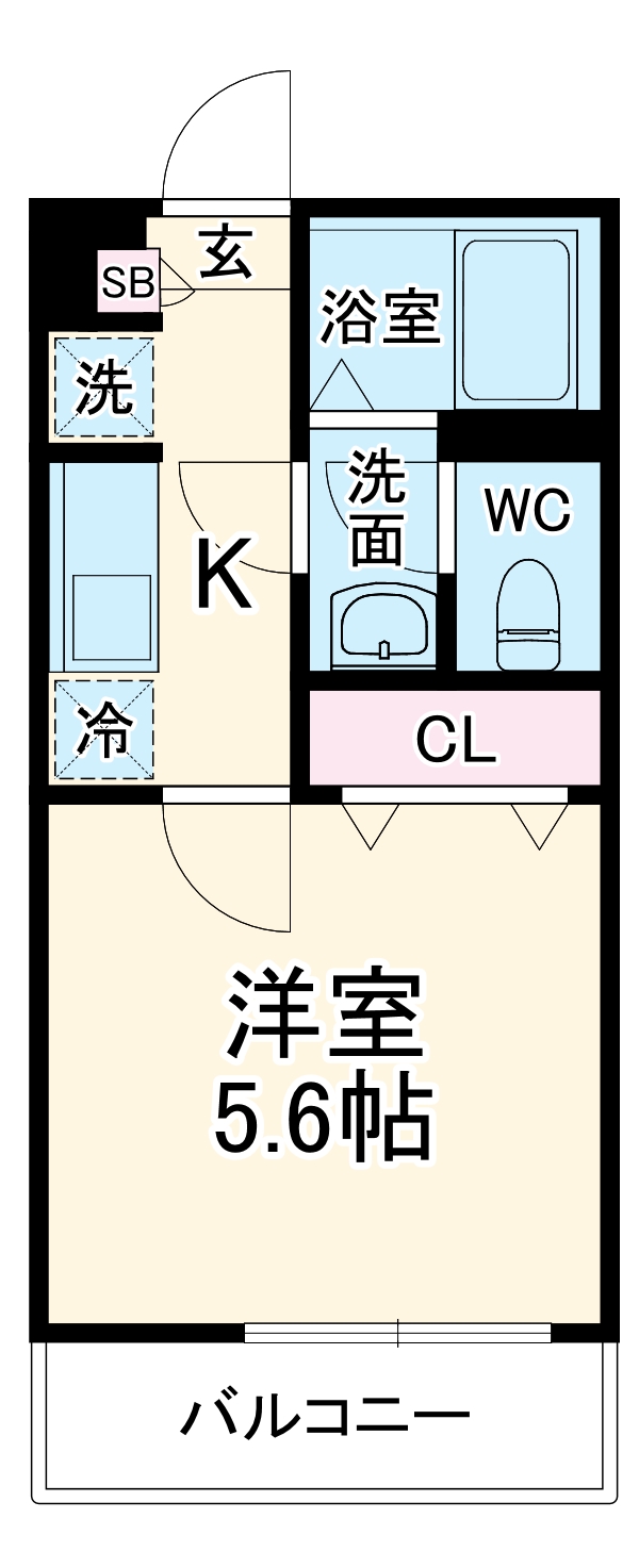 リブリ・溝ノ口の間取り
