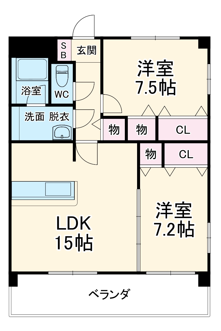 アンピレインの間取り