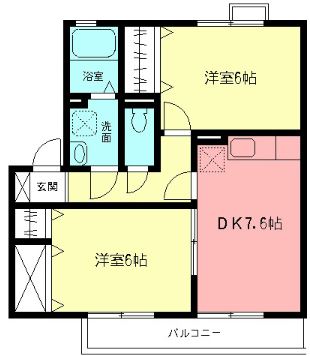 エクセルウィンズⅡの間取り