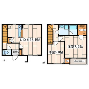 y-FlatsⅡの間取り