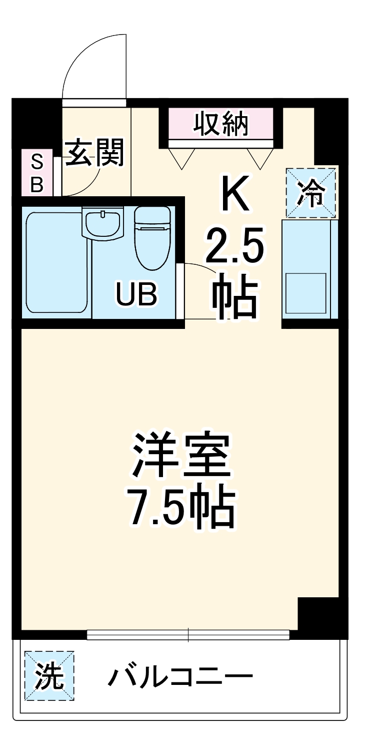 プリベール新城の間取り