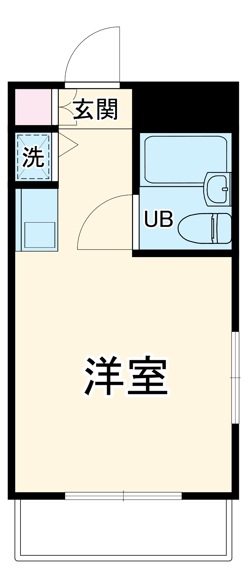 キャッスルマンション橋本の間取り