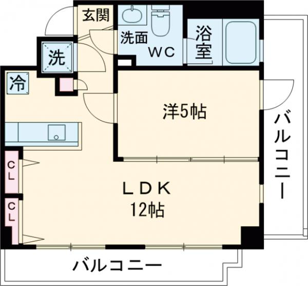 セカンド調布の間取り