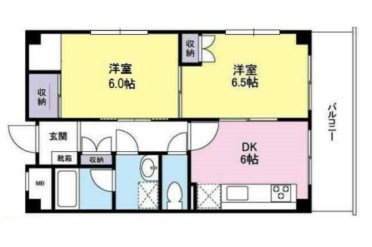 ルート立川の間取り
