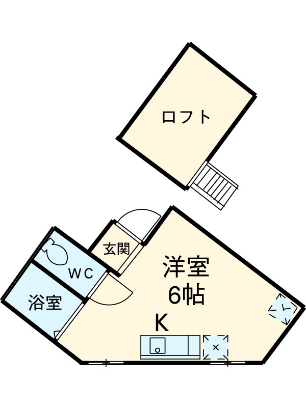 コーポ青木第7の間取り