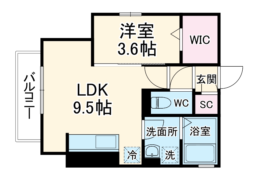 ミルトハウスの間取り