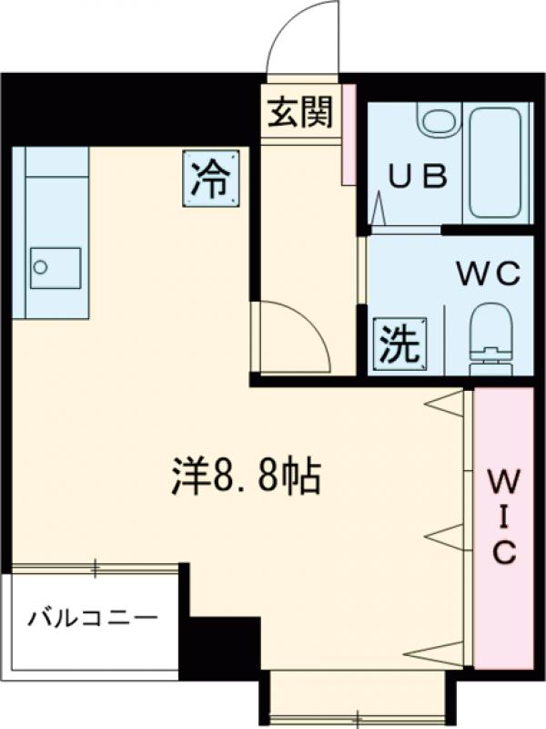 布田の完工年月(2007年2月)築の賃貸マンションの間取り