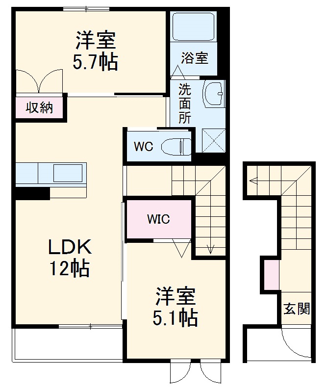 ルフォンⅠの間取り
