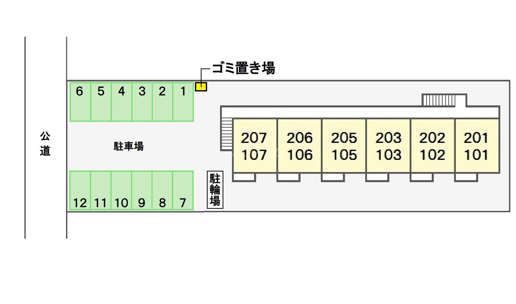 3/12 駐車場