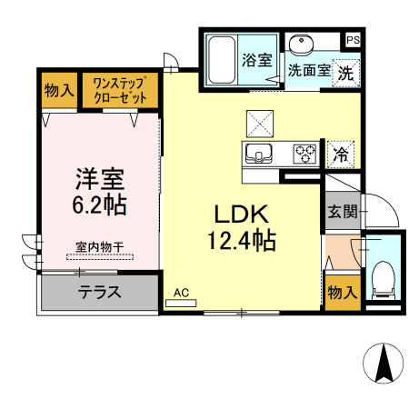 サンモール クレストの間取り