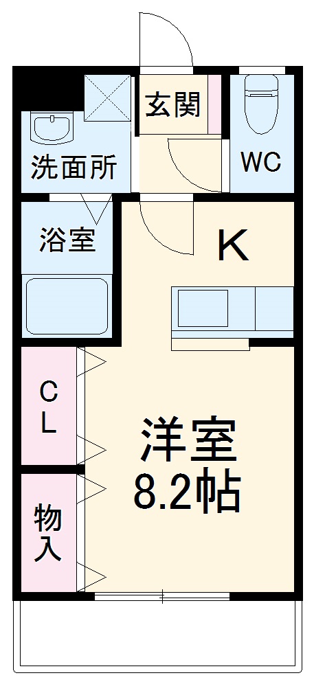 ブロードタウン神野Ⅱ Cの間取り