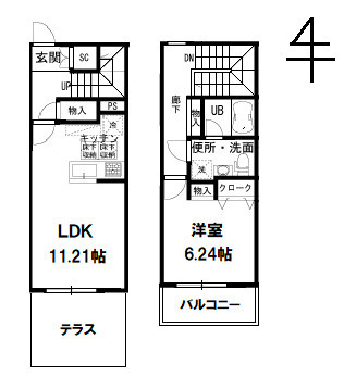 Adorable樹の間取り