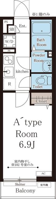 リブリ・所沢上安松の間取り