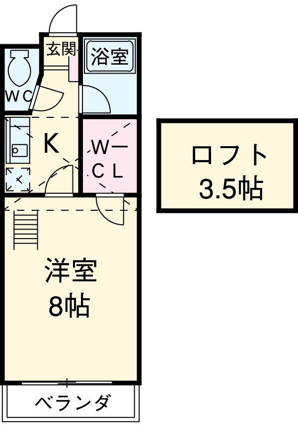 セザンヌ雲谷の間取り