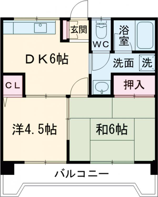 ルミエール本宿参番館の間取り