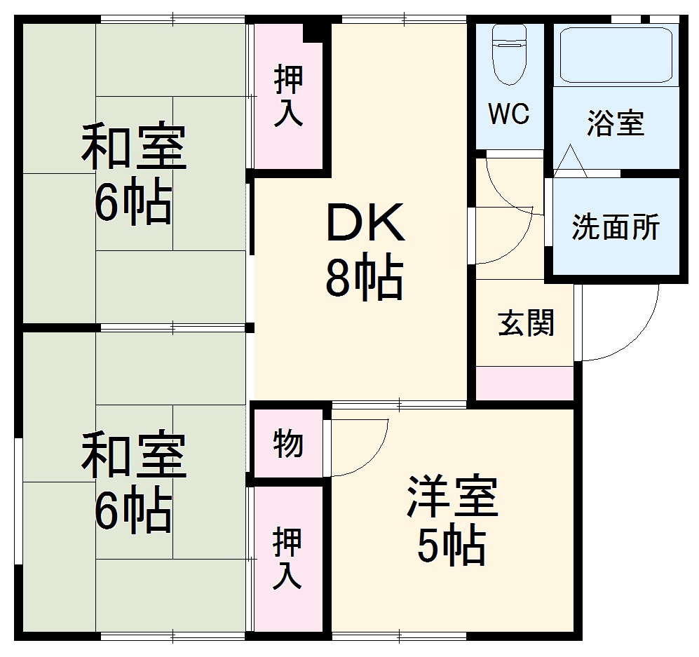 シティパル古淵の間取り