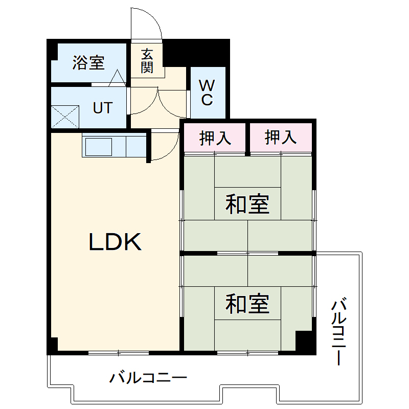アベニュー泉の間取り