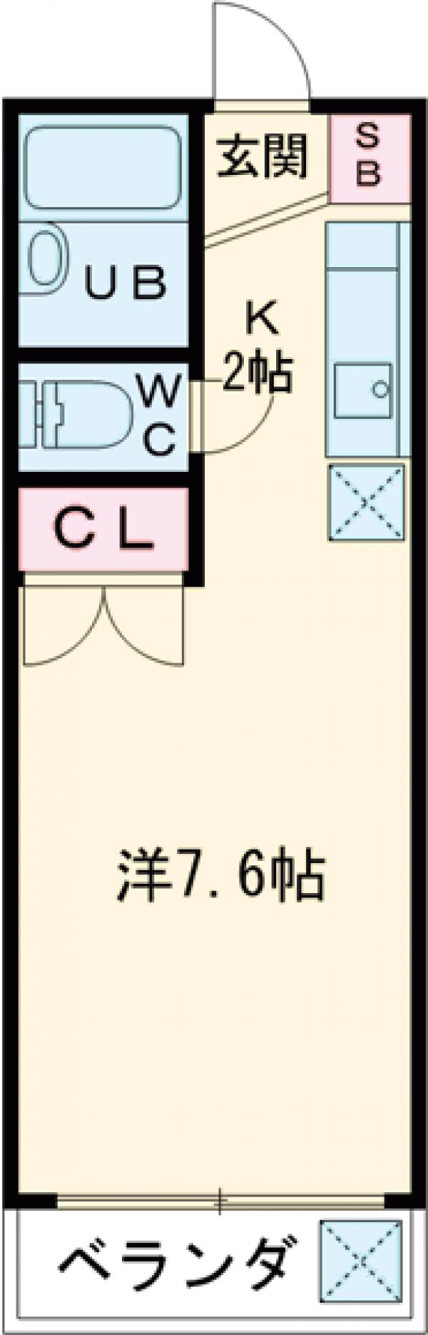 コート黒部の間取り