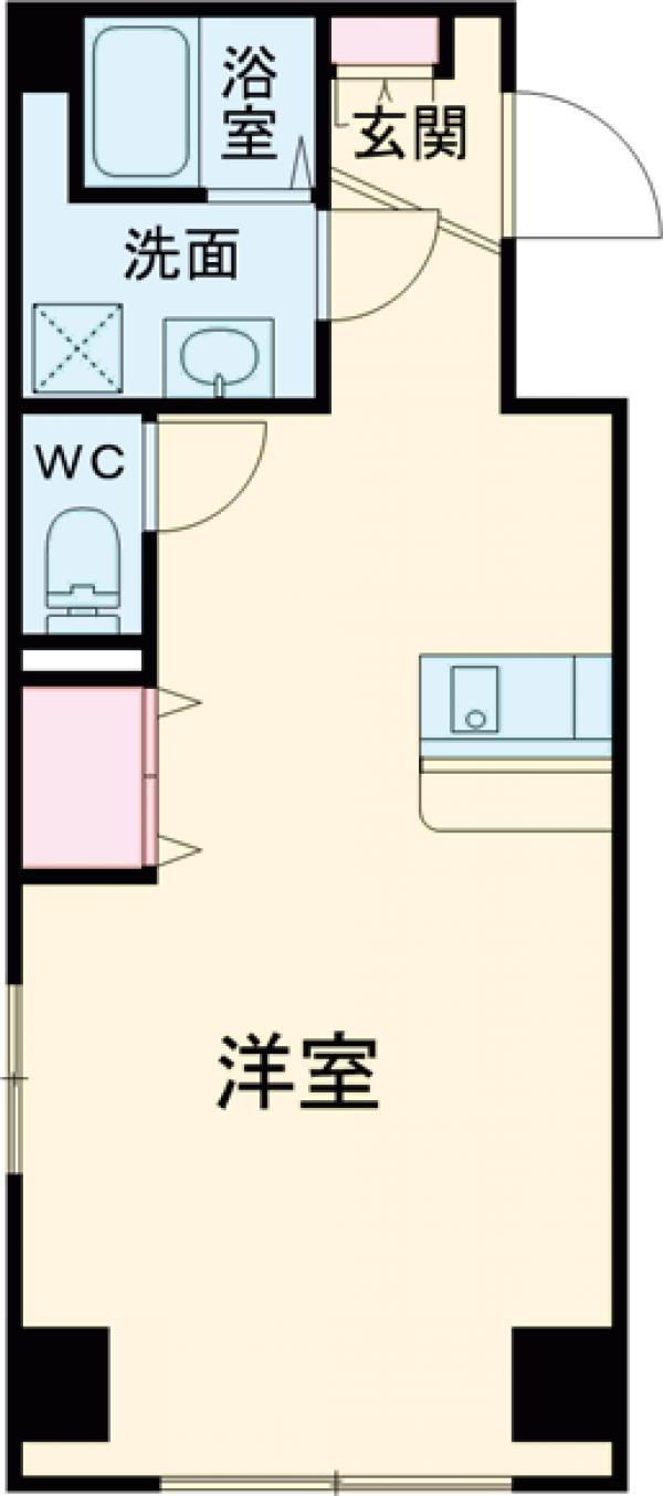 東駒形の完工年月(2013年4月)築の賃貸マンションの間取り