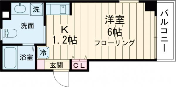 NOVEL COURT 四つ木の間取り