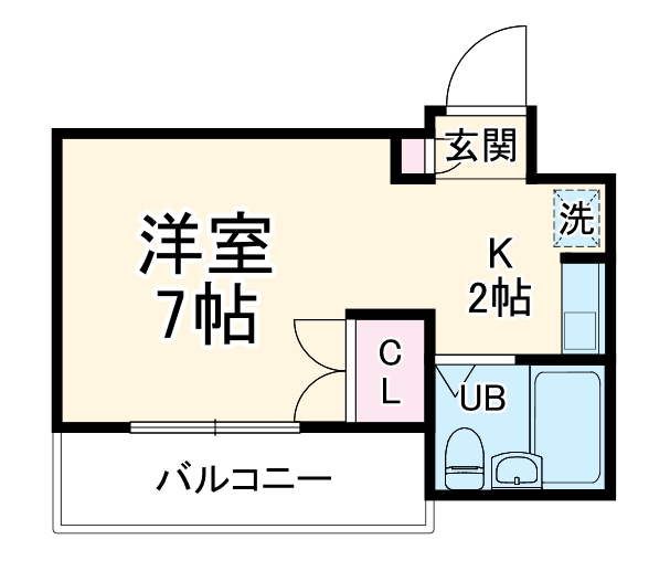 モンシャトー久地の間取り