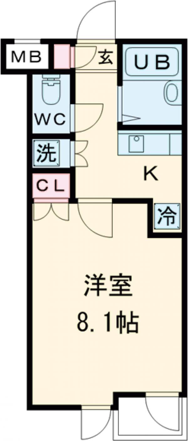 ヴィーダ高井戸の間取り