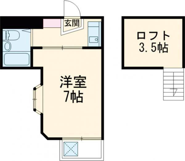 アクアコートⅡの間取り